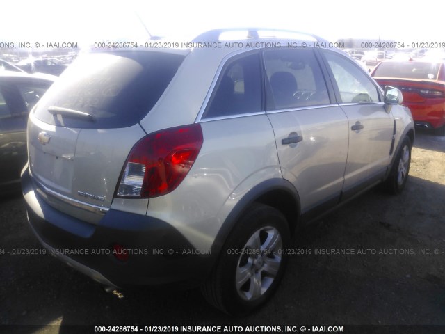 3GNAL2EK0DS640118 - 2013 CHEVROLET CAPTIVA LS 棕色 照片 4