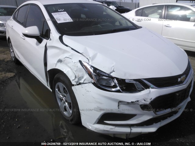 1G1BC5SM2J7127461 - 2018 CHEVROLET CRUZE LS WHITE photo 6