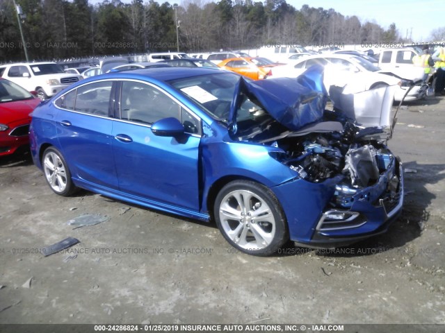 1G1BG5SM1G7262668 - 2016 CHEVROLET CRUZE PREMIER BLUE photo 1