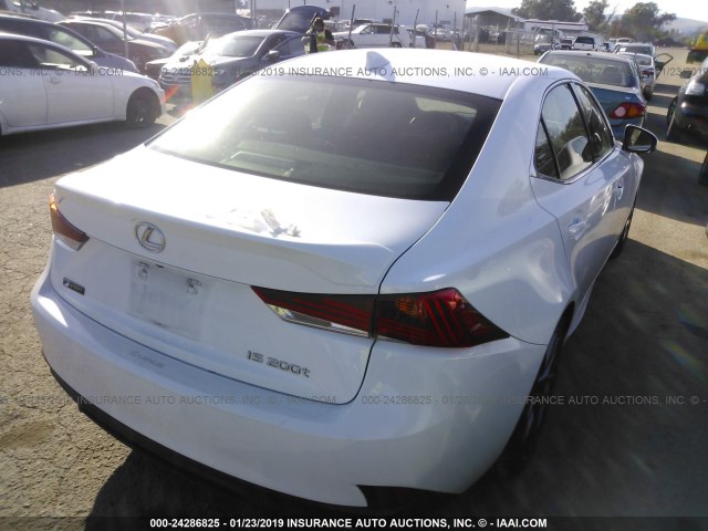 JTHBA1D24H5044054 - 2017 LEXUS IS 200T WHITE photo 4