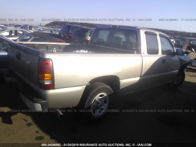 2GCEC19W311361254 - 2001 CHEVROLET SILVERADO C1500 Champagne photo 4