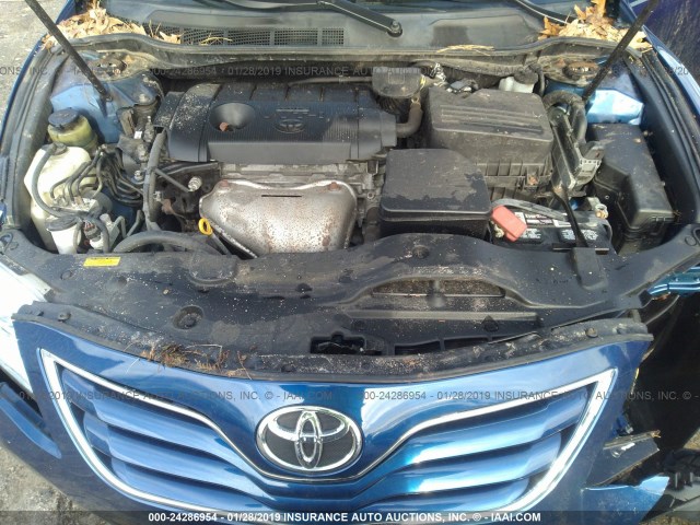 4T1BF3EK9BU764777 - 2011 TOYOTA CAMRY SE/LE/XLE BLUE photo 10