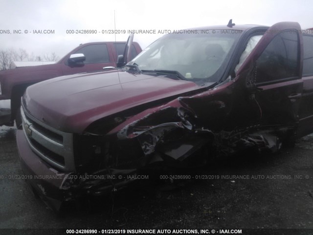 3GCPKSE76DG371224 - 2013 CHEVROLET SILVERADO K1500 LT MAROON photo 6