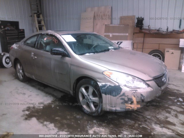 4T1CA38P34U022629 - 2004 TOYOTA CAMRY SOLARA SE/SLE BEIGE photo 1