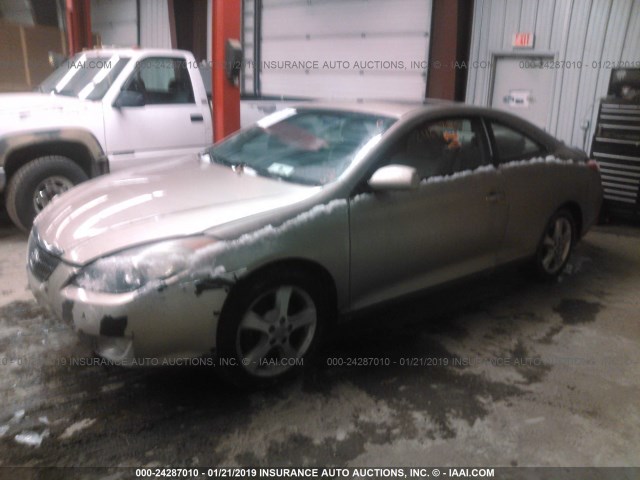 4T1CA38P34U022629 - 2004 TOYOTA CAMRY SOLARA SE/SLE BEIGE photo 2