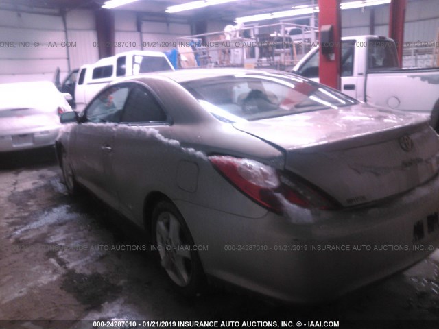 4T1CA38P34U022629 - 2004 TOYOTA CAMRY SOLARA SE/SLE BEIGE photo 3