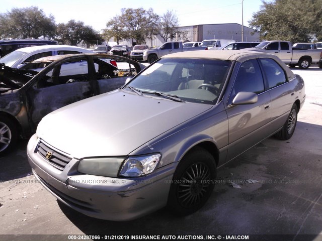 4T1BG22K81U019027 - 2001 TOYOTA CAMRY CE/LE/XLE 棕色 照片 2