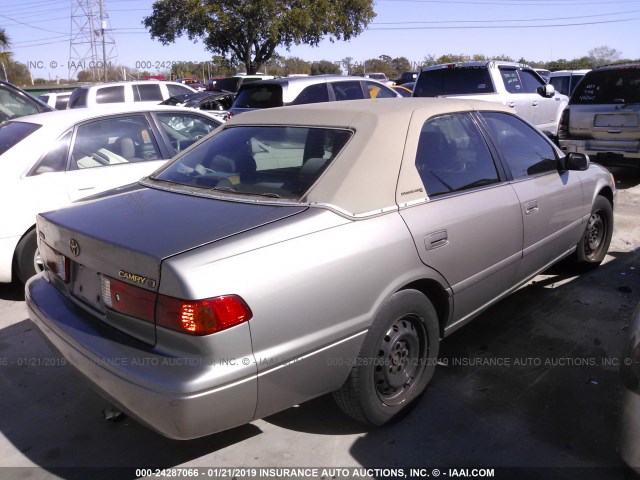 4T1BG22K81U019027 - 2001 TOYOTA CAMRY CE/LE/XLE 棕色 照片 4