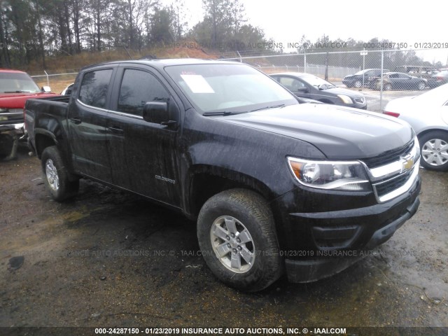 1GCGSBEN8J1210057 - 2018 CHEVROLET COLORADO BLACK photo 1