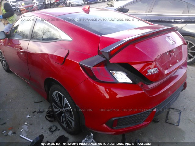 2HGFC3B72GH353196 - 2016 HONDA CIVIC EXL RED photo 2