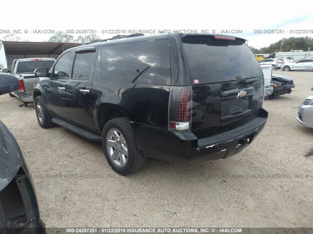 3GNFC16008G211003 - 2008 CHEVROLET SUBURBAN C1500  LS BLACK photo 3