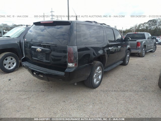 3GNFC16008G211003 - 2008 CHEVROLET SUBURBAN C1500  LS BLACK photo 4