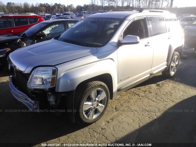 2GKALREK4E6265369 - 2014 GMC TERRAIN SLE SILVER photo 2