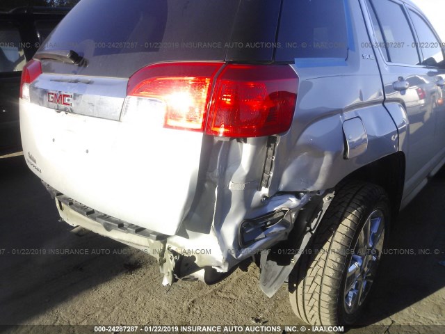 2GKALREK4E6265369 - 2014 GMC TERRAIN SLE SILVER photo 6