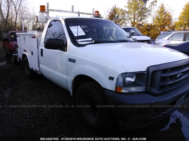 1FDSF30L82ED64638 - 2002 FORD F350 SRW SUPER DUTY WHITE photo 1