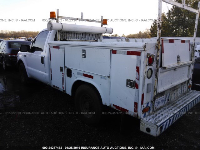 1FDSF30L82ED64638 - 2002 FORD F350 SRW SUPER DUTY WHITE photo 3