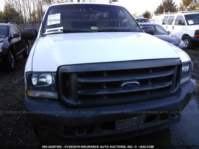 1FDSF30L82ED64638 - 2002 FORD F350 SRW SUPER DUTY WHITE photo 6