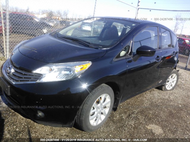 3N1CE2CP7GL409230 - 2016 NISSAN VERSA NOTE S/S PLUS/SV/SL/SR BLACK photo 2