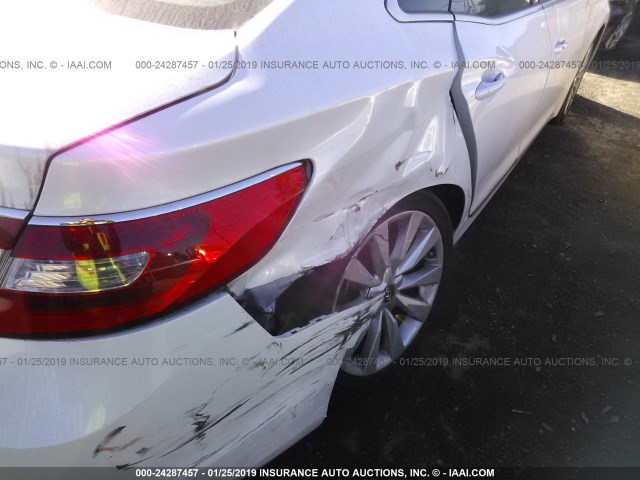 KMHFH4JG2FA440113 - 2015 HYUNDAI AZERA LIMITED WHITE photo 6