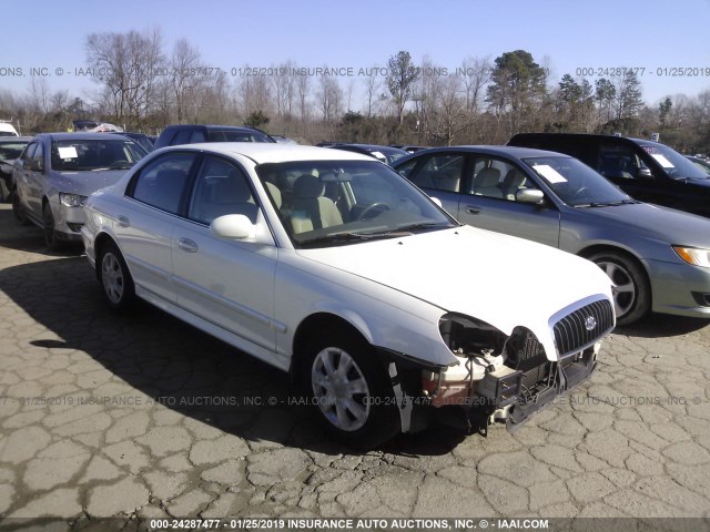 KMHWF25S95A164181 - 2005 HYUNDAI SONATA GL WHITE photo 1