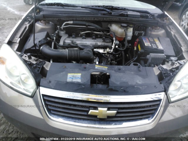 1G1ZS58F77F172694 - 2007 CHEVROLET MALIBU LS GOLD photo 10