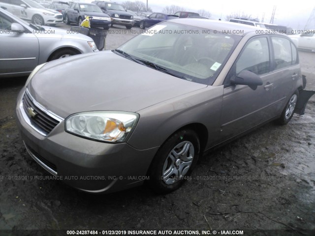 1G1ZS58F77F172694 - 2007 CHEVROLET MALIBU LS GOLD photo 2