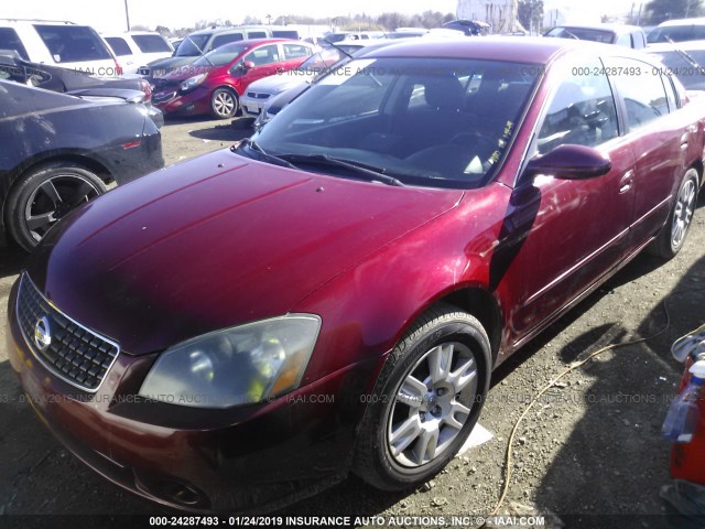 1N4AL11D66C216872 - 2006 NISSAN ALTIMA S/SL RED photo 2