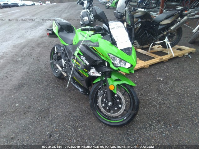 JKAEXKG18JDA03814 - 2018 KAWASAKI EX400 GREEN photo 1