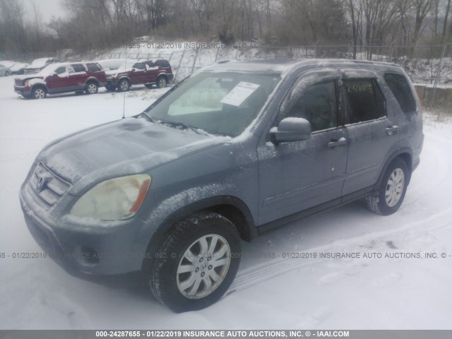 SHSRD78955U315465 - 2005 HONDA CR-V SE/EX GRAY photo 2