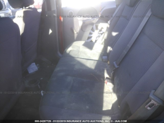 KL1TD666X8B074565 - 2008 CHEVROLET AVEO LS RED photo 8