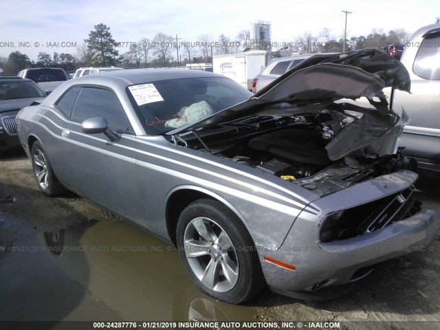 2C3CDZAG9FH758137 - 2015 DODGE CHALLENGER SXT SILVER photo 1