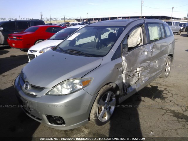 JM1CR293760129714 - 2006 MAZDA 5 SILVER photo 2