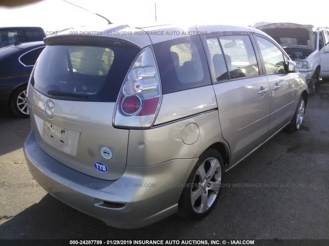 JM1CR293760129714 - 2006 MAZDA 5 SILVER photo 4