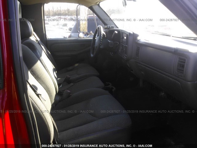 1GBJC34144E117660 - 2004 CHEVROLET SILVERADO C3500 RED photo 5