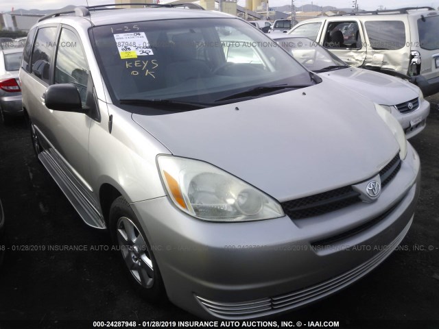 5TDZA23C74S137610 - 2004 TOYOTA SIENNA CE/LE SILVER photo 6