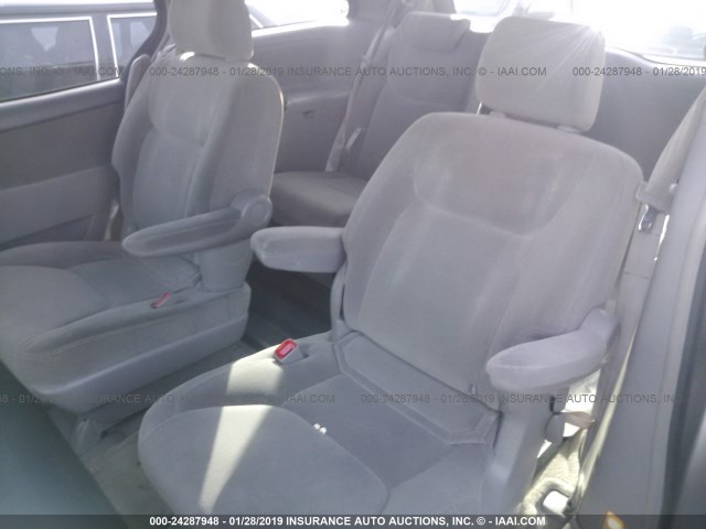 5TDZA23C74S137610 - 2004 TOYOTA SIENNA CE/LE SILVER photo 8