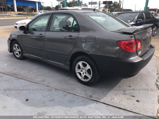 2T1BR32E87C781164 - 2007 TOYOTA COROLLA CE/LE/S GRAY photo 3