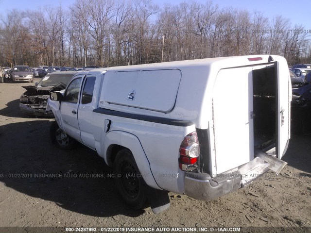 5TFTX4GN0DX025091 - 2013 TOYOTA TACOMA PRERUNNER ACCESS CAB WHITE photo 3