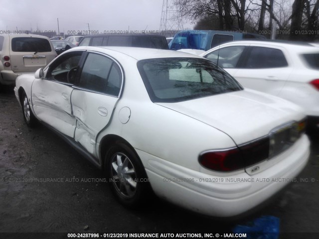 1G4HR54K144149335 - 2004 BUICK LESABRE LIMITED WHITE photo 3