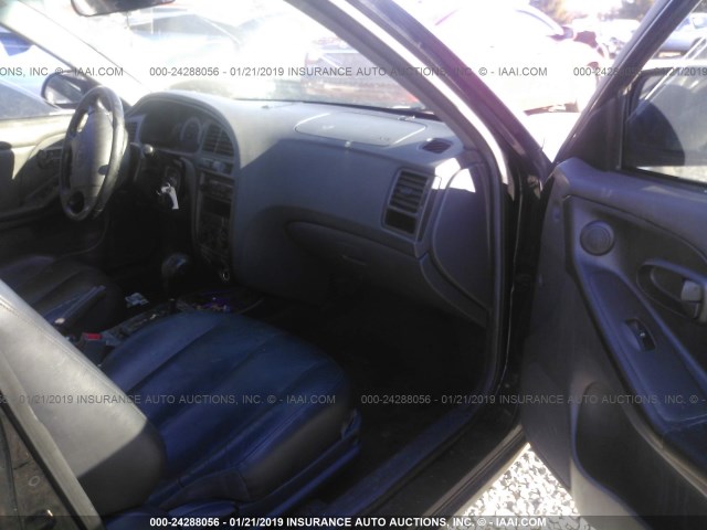 KMHDN55D83U075341 - 2003 HYUNDAI ELANTRA GLS/GT BLACK photo 5