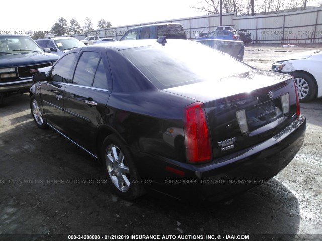 1G6DZ67A890105412 - 2009 CADILLAC STS PURPLE photo 3