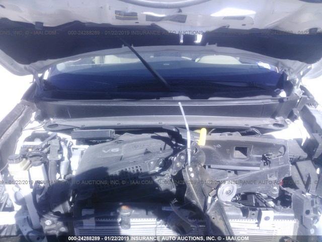 5N1DR2MN5JC654111 - 2018 NISSAN PATHFINDER S/SV/SL/PLATINUM WHITE photo 10