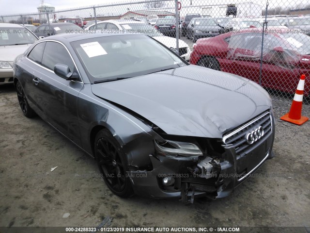 WAULFAFR4CA018326 - 2012 AUDI A5 PREMIUM PLUS GRAY photo 1