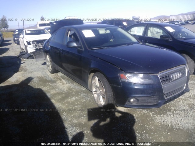 WAUJF78KX9N050239 - 2009 AUDI A4 PREMIUM PLUS BLUE photo 1