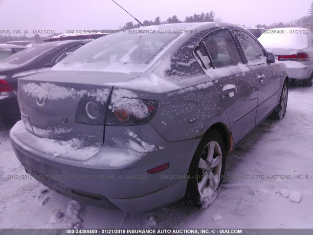 JM1BK324661441221 - 2006 MAZDA 3 S SILVER photo 4