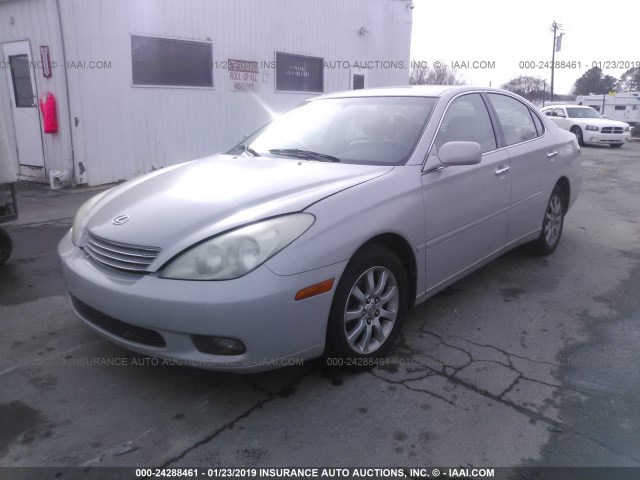 JTHBF30G120069139 - 2002 LEXUS ES 300 GRAY photo 2