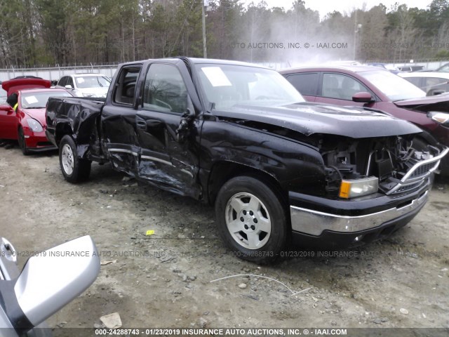 2GCEC19T361114541 - 2006 CHEVROLET SILVERADO C1500 BLACK photo 1