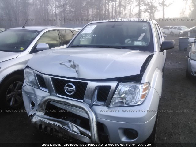 1N6AD0EVXGN735592 - 2016 NISSAN FRONTIER S/SV/SL/PRO-4X SILVER photo 6