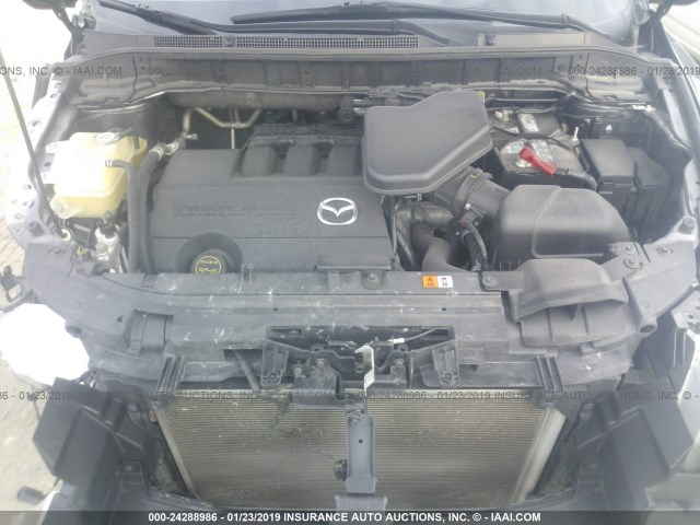 JM3TB2BA1E0444463 - 2014 MAZDA CX-9 SPORT GRAY photo 10