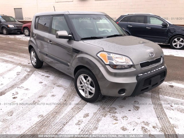 KNDJT2A25B7256426 - 2011 KIA SOUL +/!/SPORT SILVER photo 1